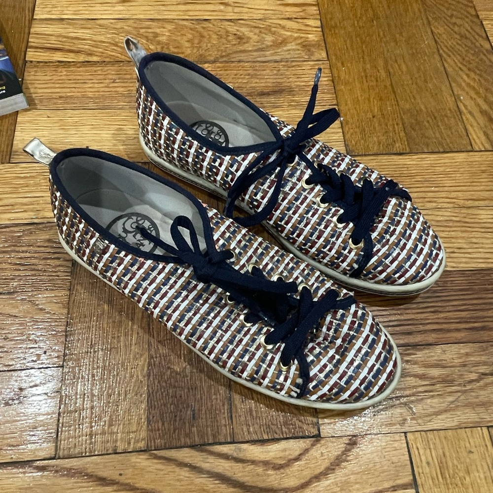 Y2K era metallic sneakers (US 8)